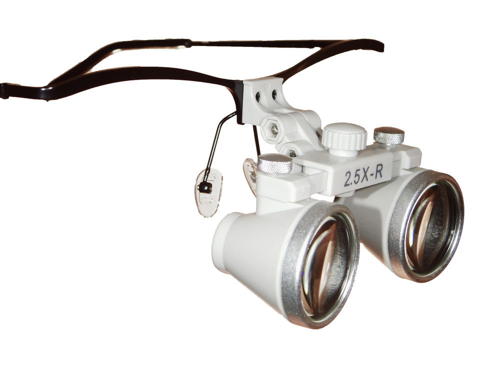 LEDental loupe, montada em Double Frame